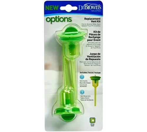 Biberon boca ancha pc silicona kit recambio - dr brown´s natural flow options (270 ml)