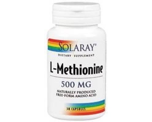 L-METHIONINE 500MG 30CA SOLARA