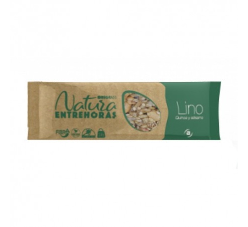 Obegrass entrehoras natura - lino, quinoa y sesamo (24 g barrita)