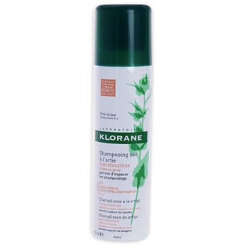 Klorane champu seco al exto de ortiga - cabello castaño o moreno (1 envase 150 ml)