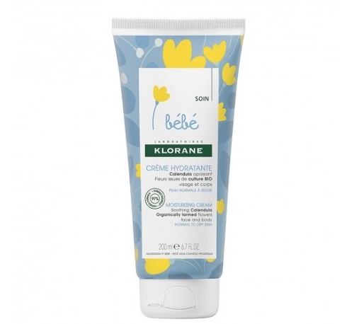 Klorane bebe crema hidratante (1 envase 200 ml)