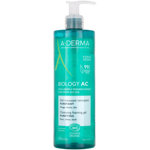 A-derma phys-ac gel limpiador purificante (1 envase 400 ml)