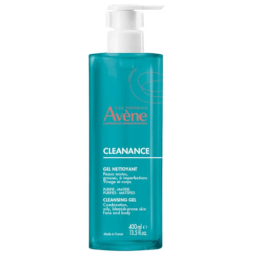 Avene cleanance gel limpiador (1 envase 400 ml)