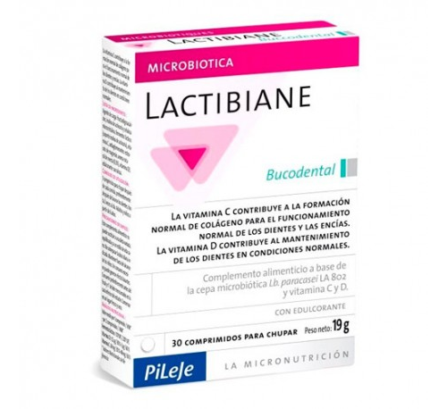 LACTIBIANE BUCODENTAL (30 COMP PARA CHUPAR)