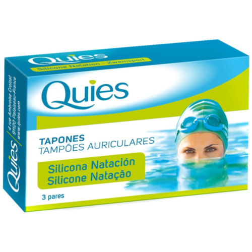 Tapones oidos silicona natacion - quies (estandar 6 u)