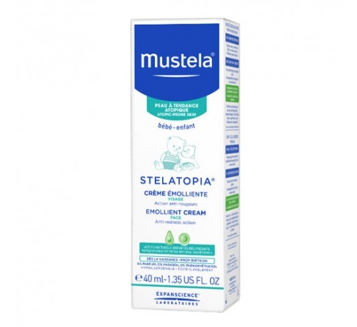 Stelatopia crema facial emoliente piel atopica mustela 1 envase 40 ml - mustela