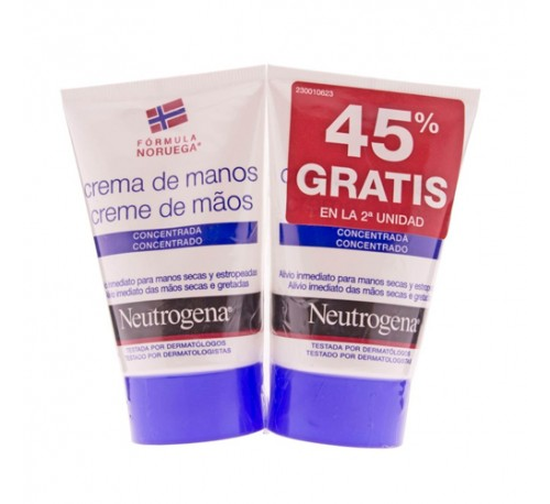 NEUTROGENA CREMA DE MANOS CONCENTRADA (50 ML 2 U)