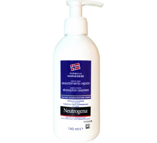 NEUTROGENA CREMA DE MANOS RAPIDA ABSORCION (140 ML DOSIFICADOR)
