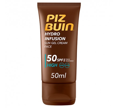 Piz buin hydro infusion crema solar facial en gel spf 50 - proteccion alta (50 ml)