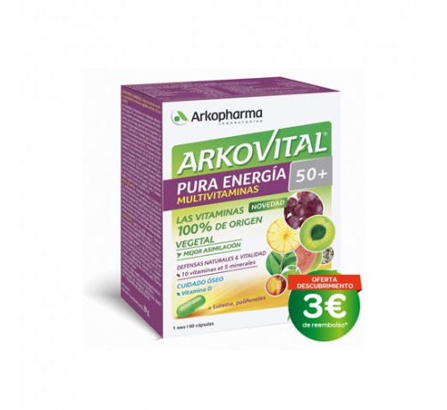 Arkovital pura energia 50+ (60 capsulas)