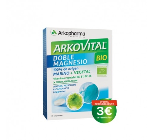 Arkovital doble magnesio bio (30 comprimidos)