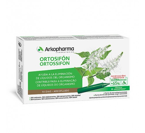 Ortosifon arkofluido ampolla bebible (15 ml 10 amp)