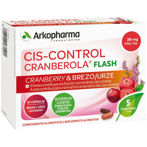 CRANBEROLA CISCONTROL FLASH ARANDANO AMER (20 CAPS)