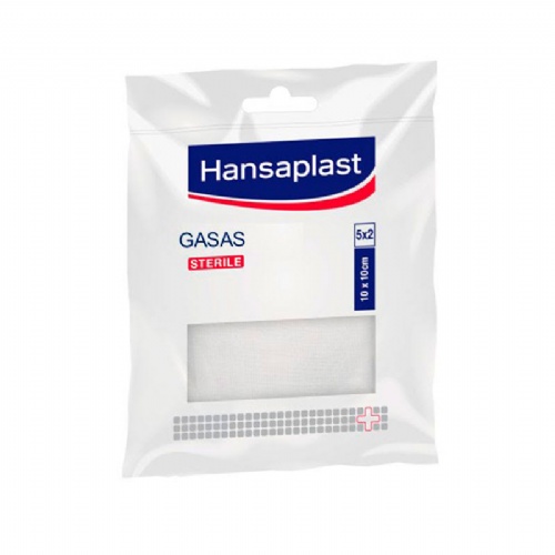 Hansaplast gasa esteril (10 unidades 10 cm x 10 cm)