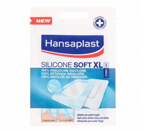 Hansaplast silicon soft - aposito adhesivo (t- xl 5 apositos)