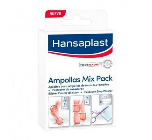 Hansaplast foot expert hidrocoloide - aposito para ampollas (pack mix)