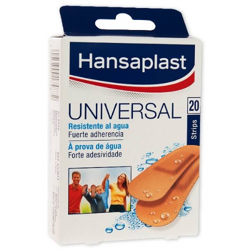 Hansaplast universal aposito adhesivo 20 strips - aposito adhesivo