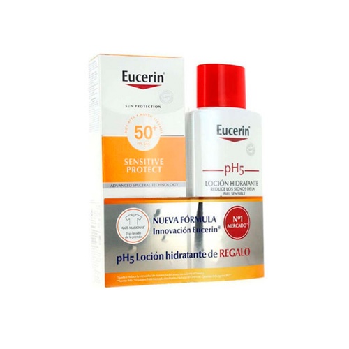 Eucerin sun protection 50+ locion extra light - sensitive protect (150 ml)