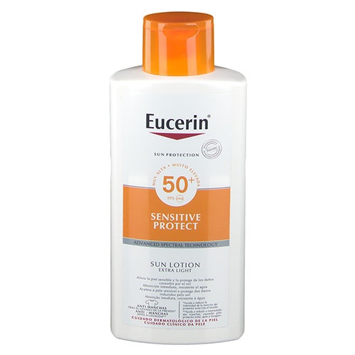 Eucerin sun protection 50+ locion extra light - sensitive protect (400 ml)