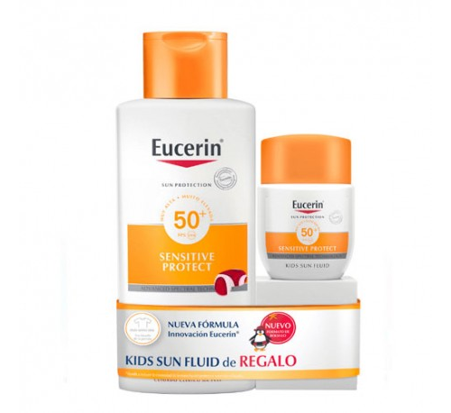 Eucerin sun protection 50+ locion infantil - sensitive protect (400 ml)