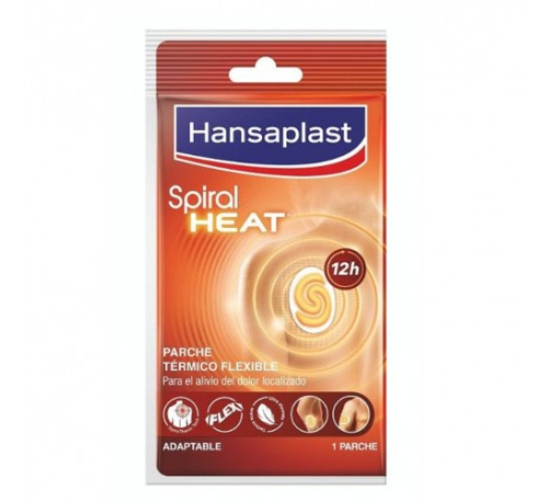 Hansaplast spiral heat (4 parches adaptables)
