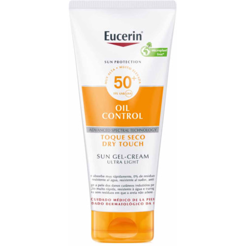 Eeucerin sun body gel cream dry touch spf 50+ - sensitive protect (200 ml)