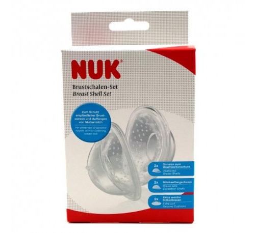 NUK CONCHAS VENTILADAS SILICON