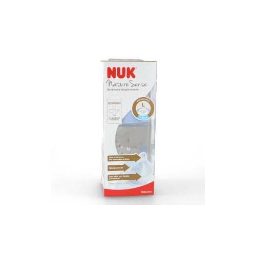 Biberon pp silicona - nuk nature sense (2l 260 ml)