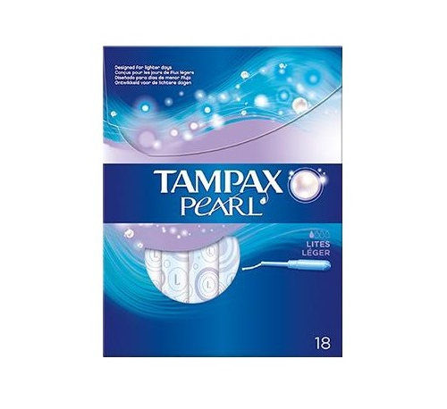 TAMPAX PEARL LITES 18 U