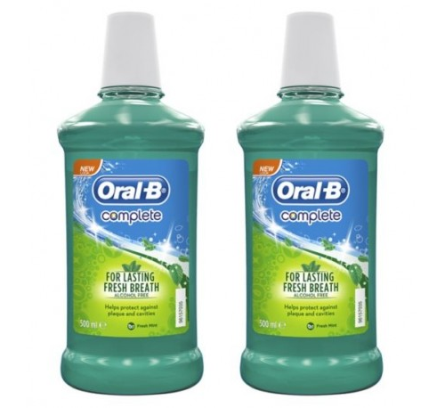 ORAL B COL FRESH&CLEAN 2X500ML