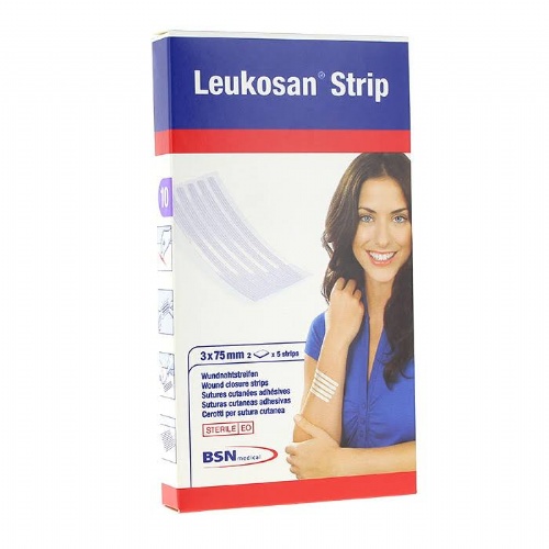 LEUKOSAN STRIP 3X75 MM 10 TIRA