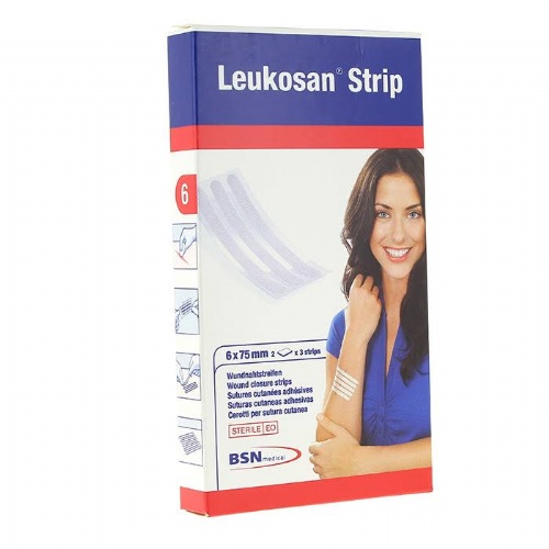 LEUKOSAN STRIP 6X75 MM 6 TIRAS