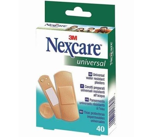 3M NEXCARE UNIVERSAL TIRAS PROTECTORAS IMPERMEAB (40 TIRAS SURTIDO)