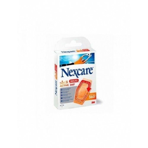 3m nexcare active - aposito esteril (maxi 53.9 mm x 85.7 mm 5 u)