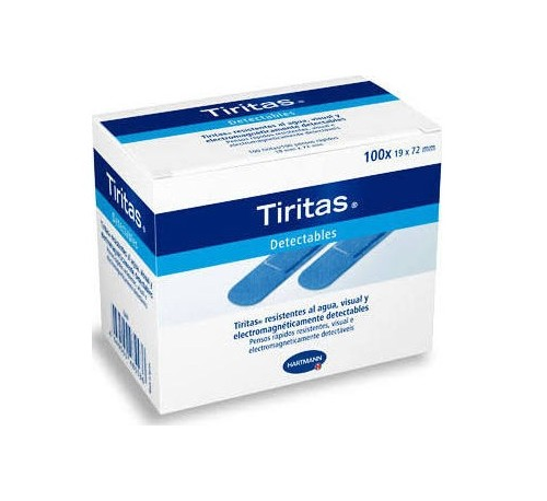 TIRITAS AZULES DETECTABLES 100