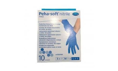 GUANTES DESECHABLES DE NITRILO (T- PEQ 10 U)