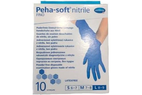 GUANTES DESECHABLES DE NITRILO (T- L 10 U)