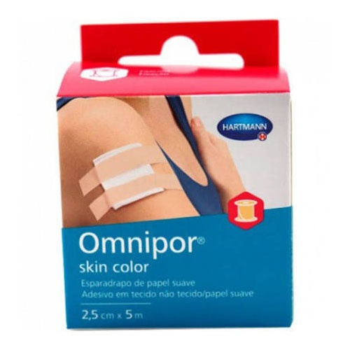 Esparadrapo hipoalergico - omnipor skin color (5 m x 2.5 cm)