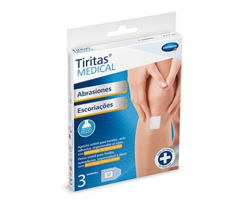 Tiritas medical abrasiones (6 x 7 cm 3 unidades)
