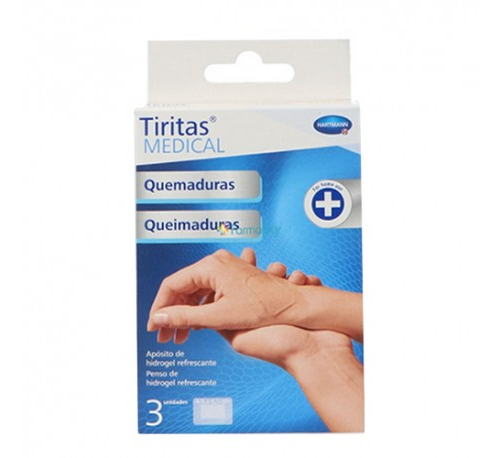 Tiritas medical quemaduras (4.5 x 6.5 cm 3 unidades)