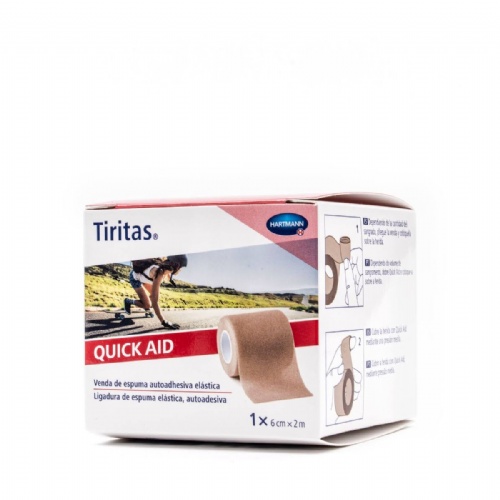 Tiritas quick aid - aposito adhesivo (color piel 6 cm x 2 m 1 u)