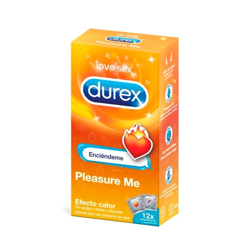 Durex pleasure me - preservativos (12 u)