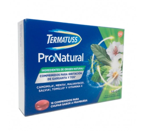 Termatuss pronatural (16 comprimidos para chupar)