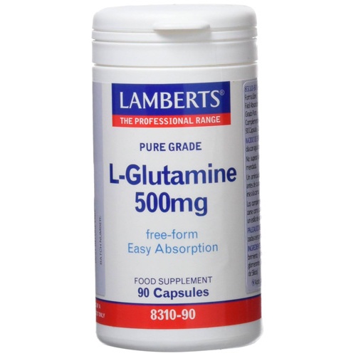 L-GLUTAMINA 500MG 90CAPS LAMBE