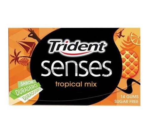 CHICLE TRIDENT SEN TROPI CA12U
