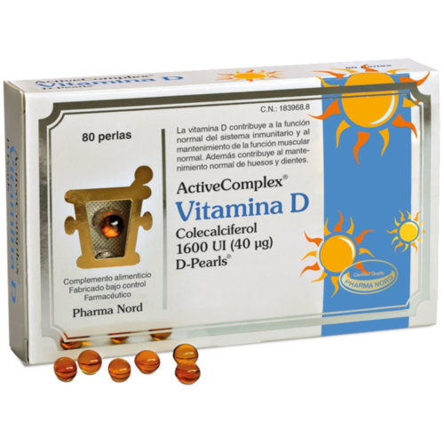 Activecomplex vitamina d 1600 ui (80 perlas)