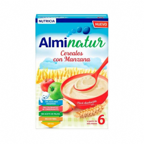 Alminatur cereales con manzana (250 g)