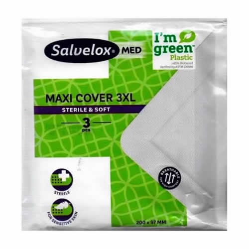 Salvelox med maxi cover - aposito esteril (3xl 3 u)