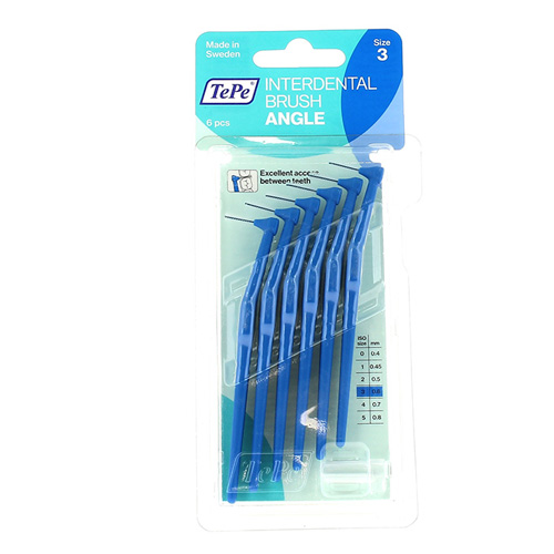 TEPE INTERD ANGULA AZUL 0,6 MM