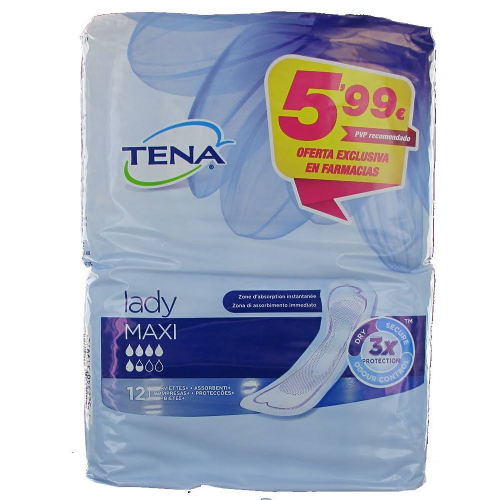 TENA LADY MAXI 12 U